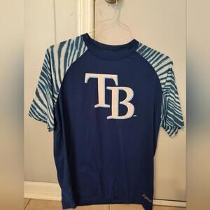 Blue and White TB Logo Shirt